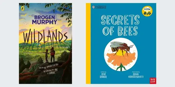 Cover shots of the Fiction and Non-fiction category winners for the Children's Wainwright Prize 2025