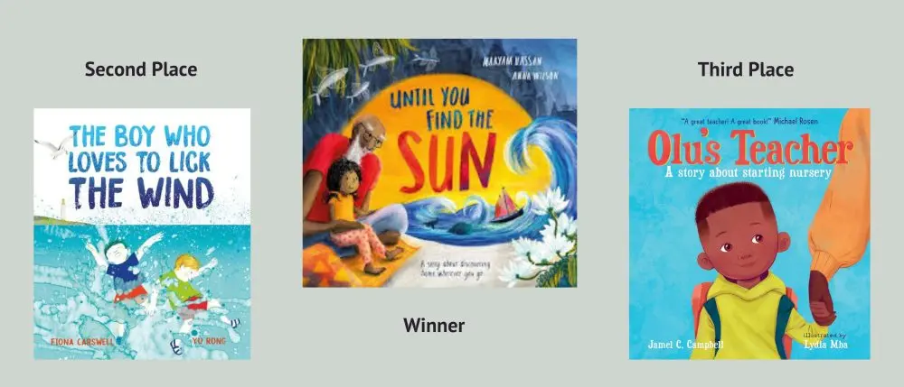Cover shots of the winners of The Diverse Book Awards 2025 - Picture Book category
