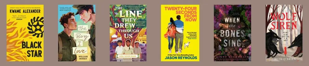 Cover shots of the six titles shortlisted for the UKLA Book Awards 2026 in the 11-14+ category.