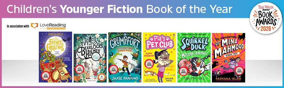Cover shots of the titles shortlisted for the Younger Fiction category of The Week Book Awards 2026