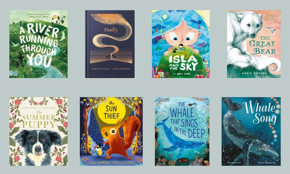 Cover shots of the 8 titles shortlisted for the 2026 Children's Wainwright Prize for Picture books