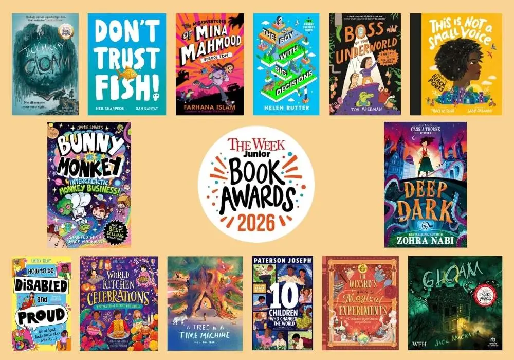 Cover shots of the winning titles for The Week Junior Book Awards 2026